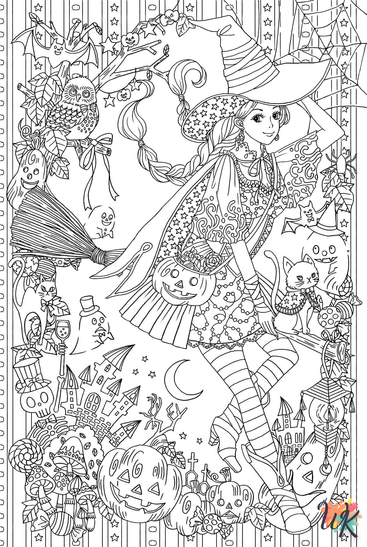 Strega 67 Disegni da Colorare Strega 65